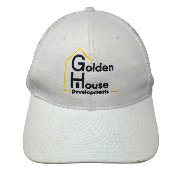 Golden House Developments Snapback Trucker Hat White One Size Outdoor - Picture 1 of 10